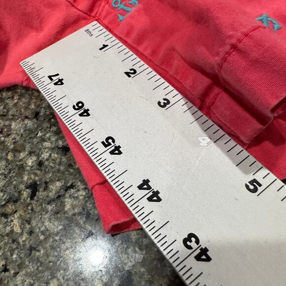 Old Navy Women Shorts Size 8 Pink Anchor Embroidered Preppy Casual 4.5" Inseam - Picture 8 of 8